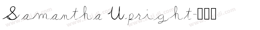 Samantha Upright字体转换
